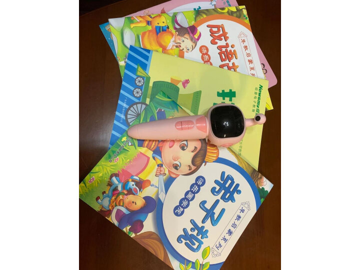 纽曼智能点读笔幼儿小学英语点读机通用学习机0-3-6岁早教机启蒙故事机男孩女孩儿童玩具DW18标准wifi版16G蓝