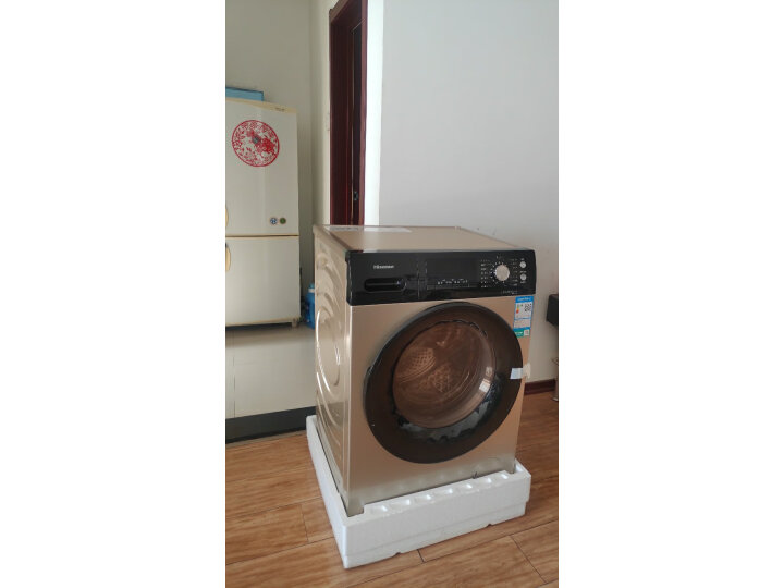 海信(Hisense)滚筒洗衣机全自动10公斤洗烘一体 DD直驱变频 超薄嵌入 蒸汽除螨HD100DG14D