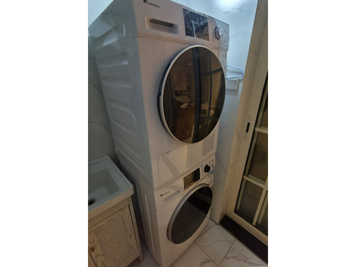 小天鹅 (LittleSwan)洗烘套装 10kg滚筒洗衣机全自动+热泵烘干机 水魔方 智能TG100V88WMUIADY5+TH100-H36WT