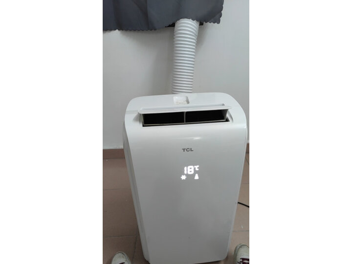TCL移动空调冷暖一体机大1.5匹小型免安装厨房家用便捷立式移动式空调免排水 KYR-35/KY