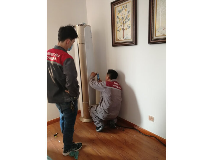 空调已安装好,格力空调质量是没得说,已经是第五台了,开了一下制热