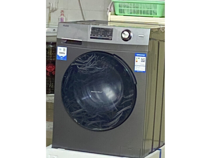 海尔（Haier）洗烘套装 10Kg滚筒洗衣机全自动+10Kg家用热泵烘干机 EG100MATE3S+EHG100MATE3S 以旧换新