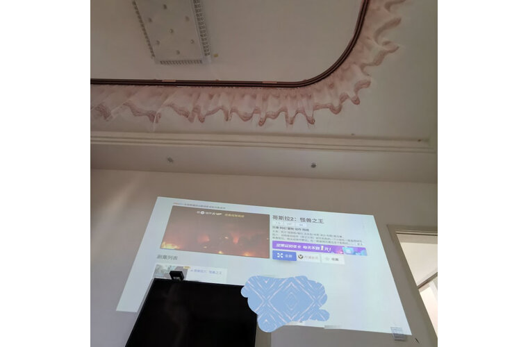 坚果G9投影仪家用投影机智能家庭影院投影电视(无感对焦全自动梯形校正丹拿调音1080P高清手机同屏)