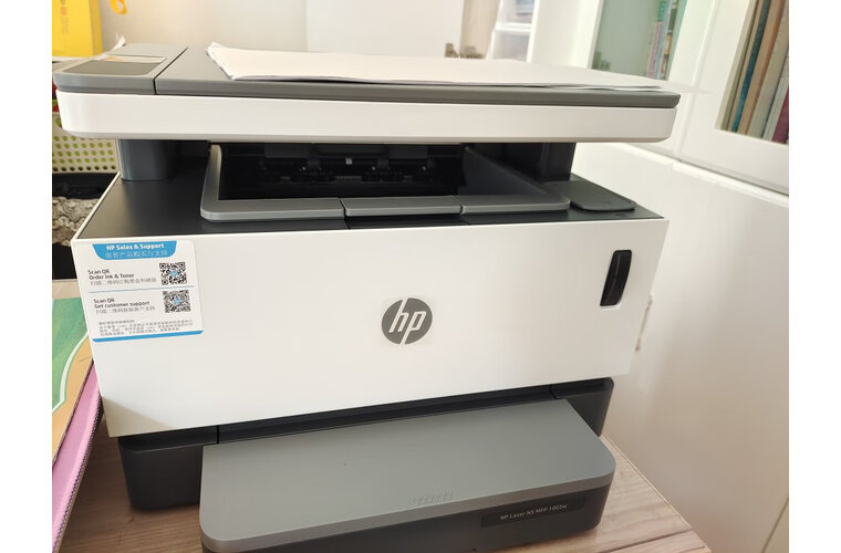 hp)创系列ns1005w 智能闪充大粉仓一体机 无线打印复印扫描 m1005升级