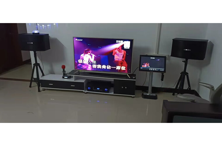 k19语音点歌机家庭影院音响组合套装 家用卡拉ok唱歌设备 新升级