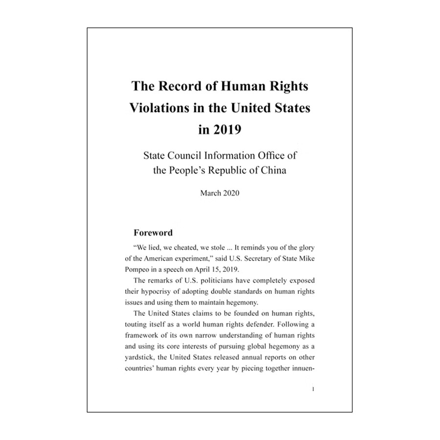 Human Rights Violations in the United States 2019