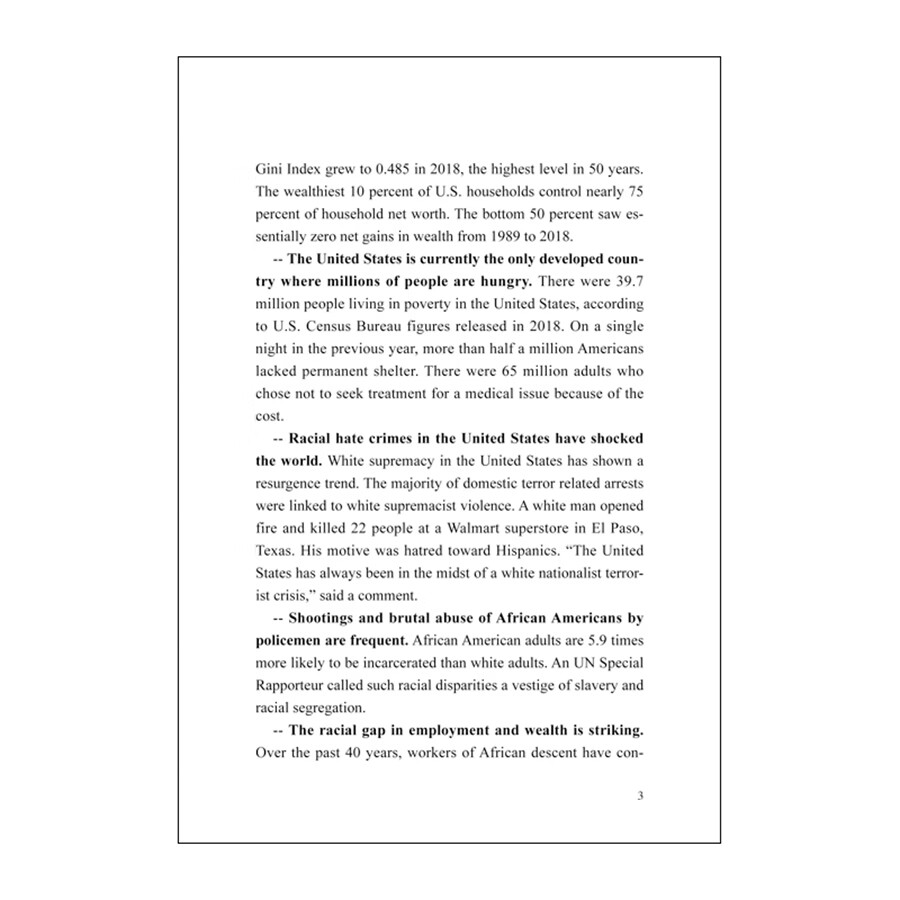 Human Rights Violations in the United States 2019