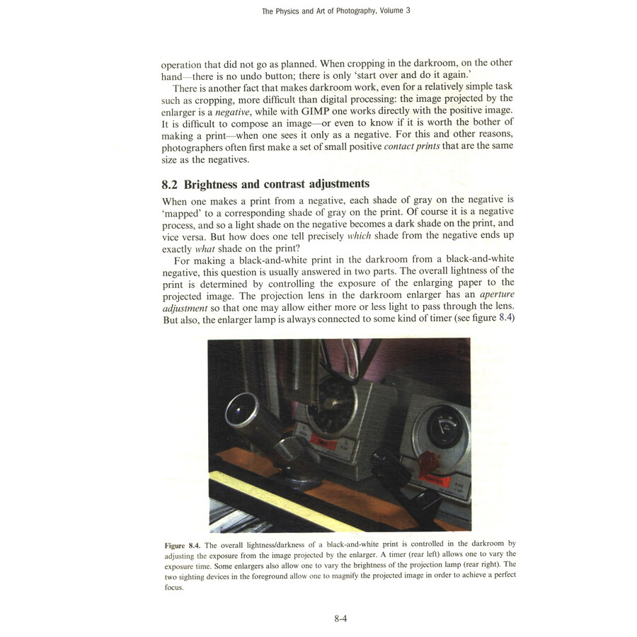 The Physics and Art of Photography Volume 3 Detectors and the Meaning