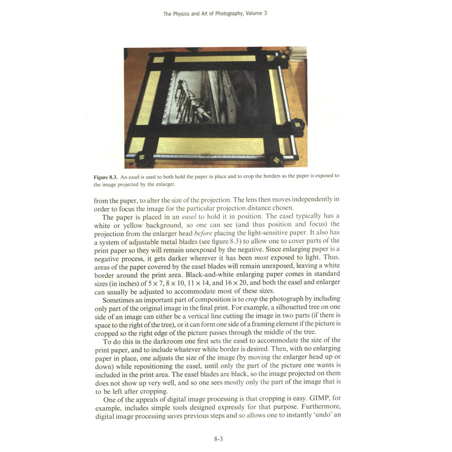 The Physics and Art of Photography Volume 3 Detectors and the Meaning