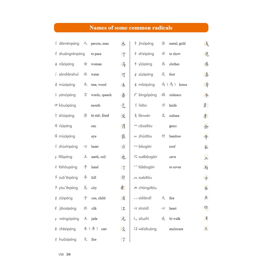 New Contemporary Chinese: Character Book 1