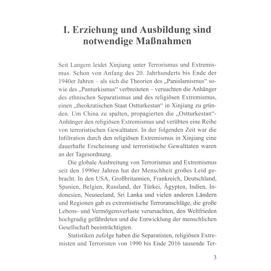 Sample pages of Die berufliche erziehungs- und Ausbildungsarbeit in Xinjiang (ISBN:9787119121253)