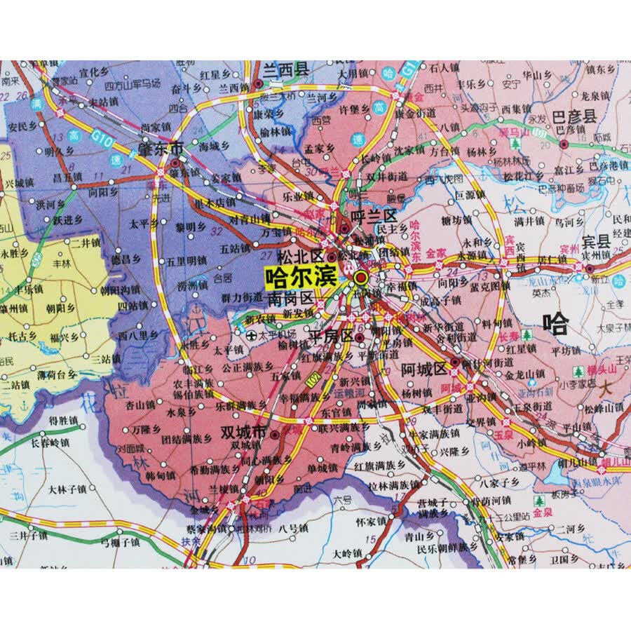 《1:150万黑龙江省地图(套封)》(星球地图出版社)