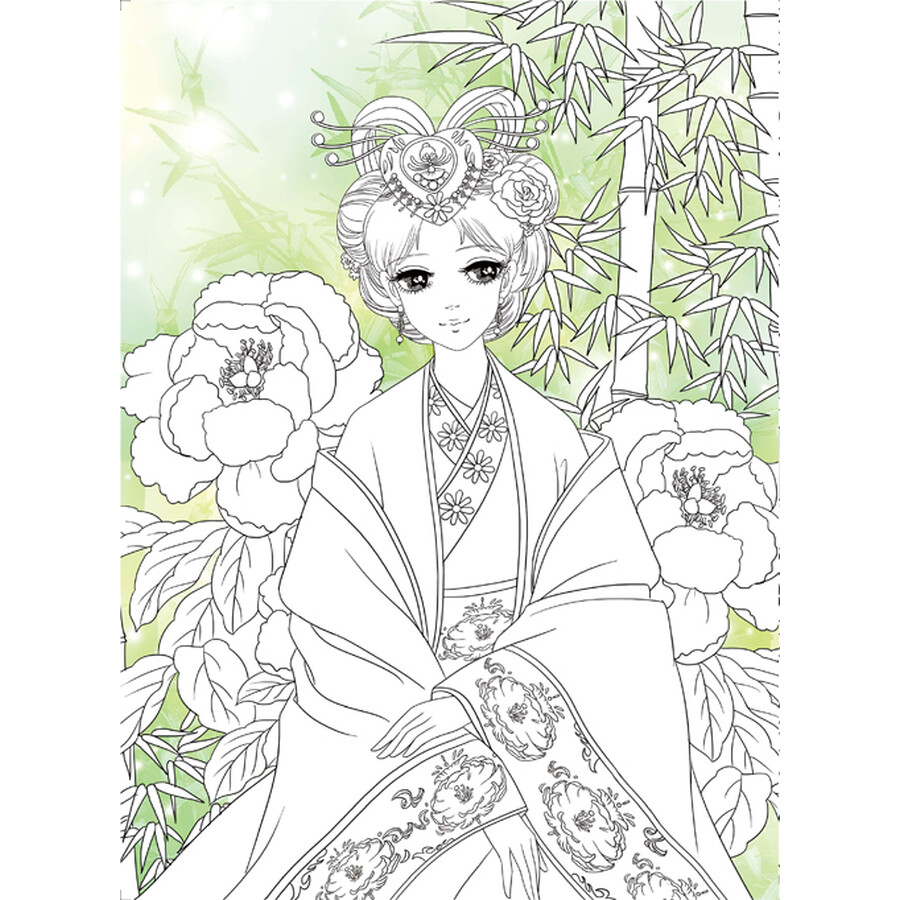 美少女涂色:古典美人