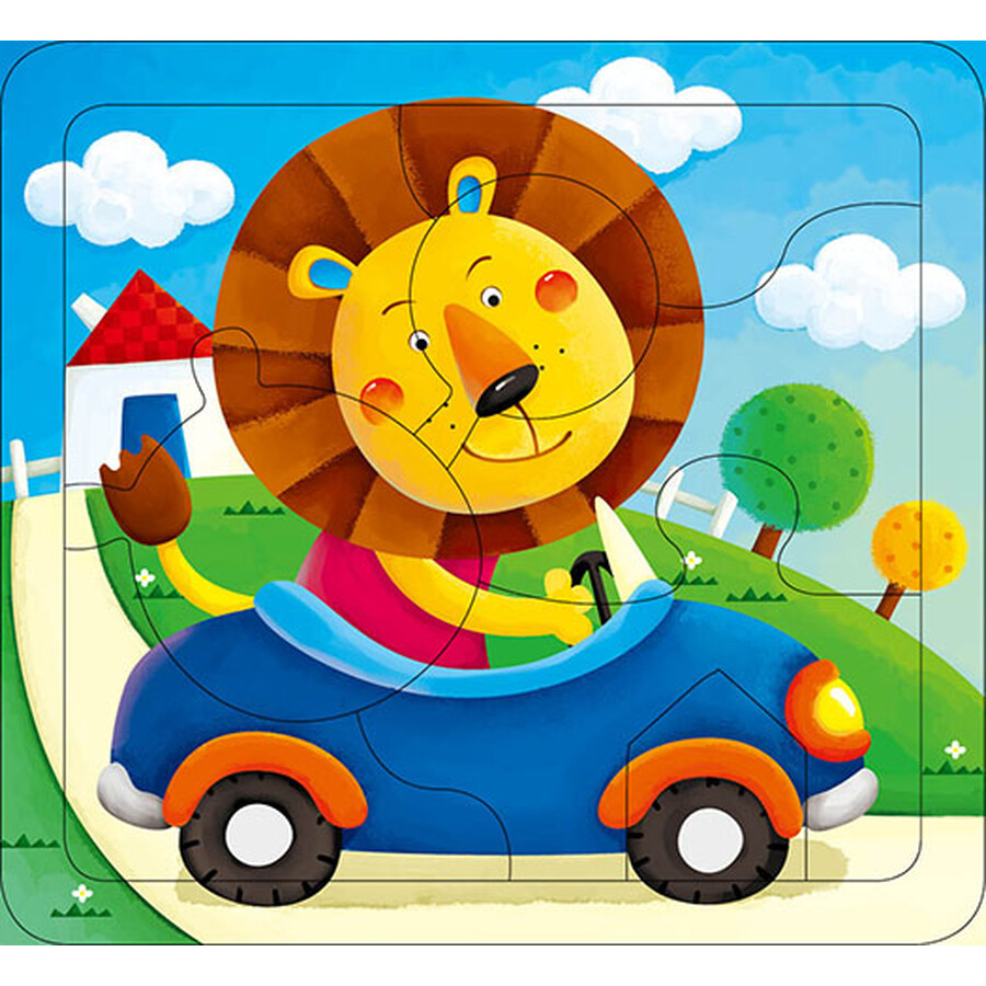 邦臣小红花·动手动脑玩拼图(2-3岁 套装共6册)