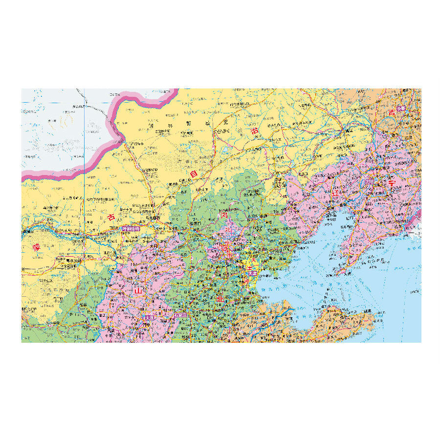 旅游/地图 挂图/折叠图 中国全图(4全开 专业挂图)