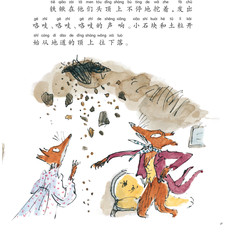 了不起的狐狸爸爸 罗尔德达尔作品典藏(彩图拼音版) 童书儿童文学读物