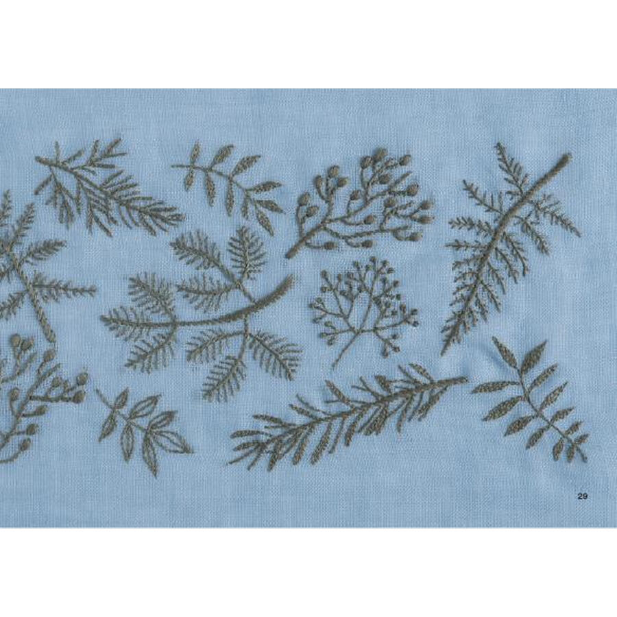 樋口愉美子的单色刺绣