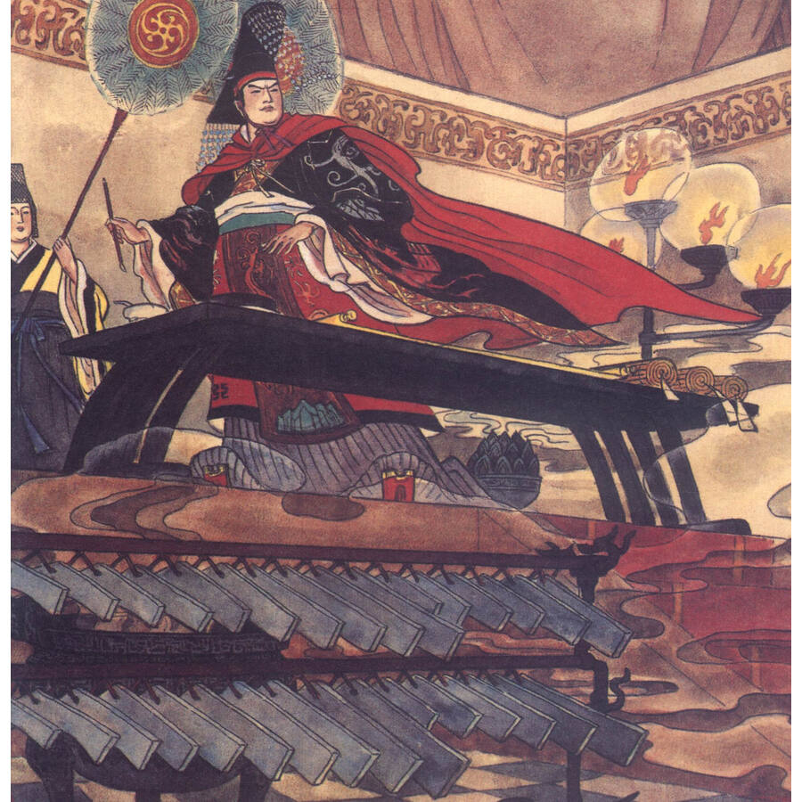 Chinese Kings and Emperors The King of Qin Quells a Mutinyby Zhao Zhenwan