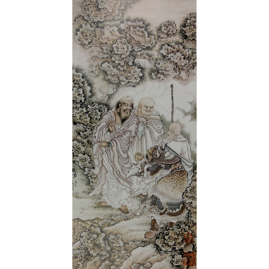 大匠之门:月照上人罗汉百图(上卷)