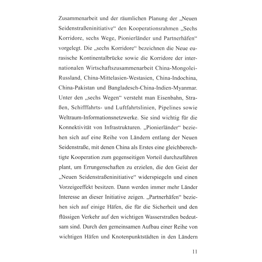 Sample pages of die neue seidenstraßeninitiative: Konzept, Praxis und Chinas Beitrag (ISBN:9787119108131)