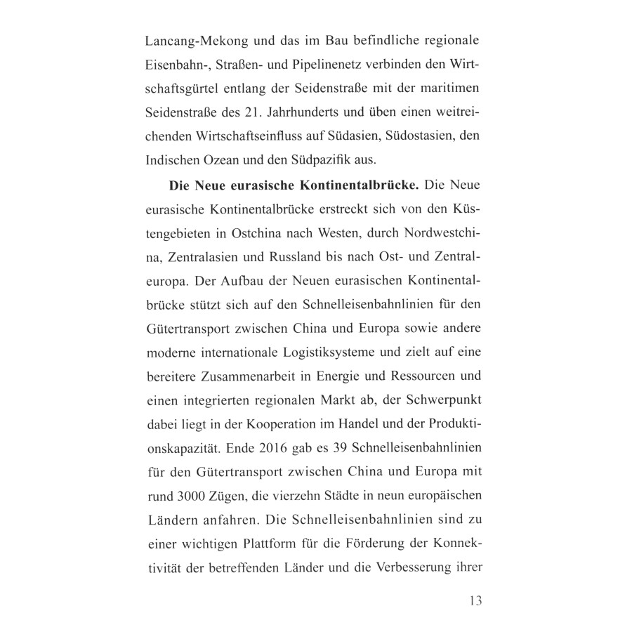 Sample pages of die neue seidenstraßeninitiative: Konzept, Praxis und Chinas Beitrag (ISBN:9787119108131)