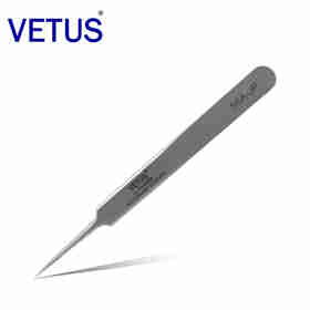 VETUSJP系列精品高精密精细不锈钢尖头镊子 耐酸碱防磁镊子实验室镊子 5SA-JP 瘦尖头