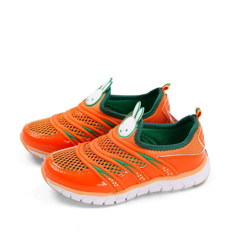 芭比迪士尼童鞋男女儿童小中童休闲鞋 橙色 39.