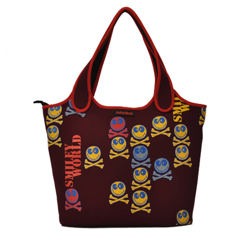 smiley 法国笑脸 潮人休闲包 时尚休闲单肩包bd033 bd035红色