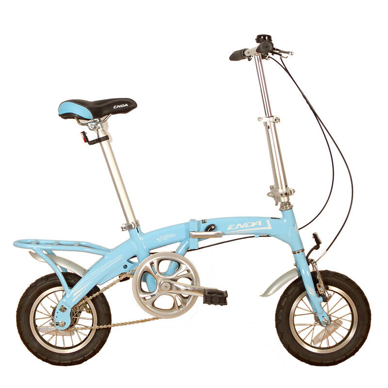 恩达(enda)自行车 翔云12a-b型12吋铝合金折叠自行车 12a蓝色 12吋