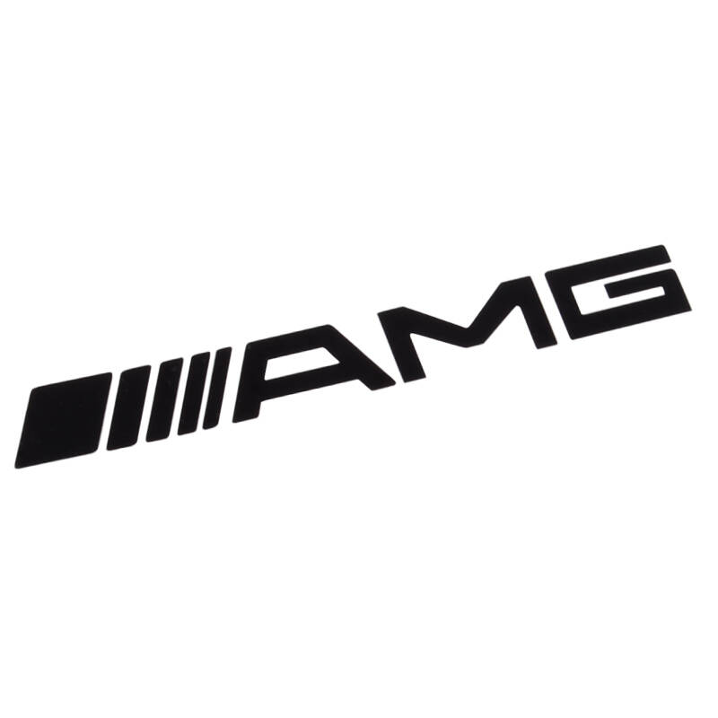 金利美 汽车装饰贴 拉手贴纸 带奔驰amg字母 拉手字标贴纸 4个装 黑色