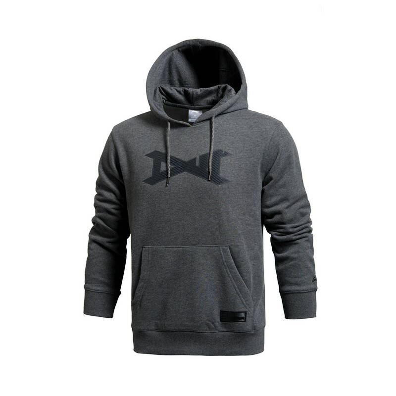 "way of wade"李宁韦德之道套头连帽卫衣awdh665-1/-2 h150r深花灰 m