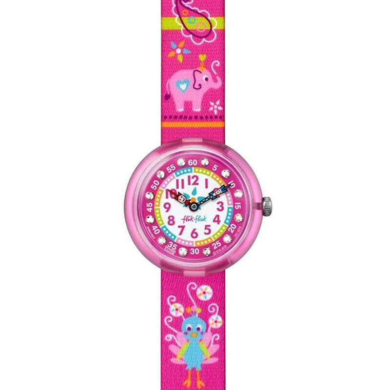 斯沃琪(swatch)手表 飞菲系列石英儿童表活泼盛夏zfbnp002 自营