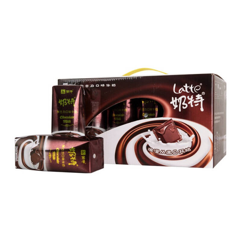 蒙牛 奶特 朱古力牛奶 243ml*12 礼盒装 自营