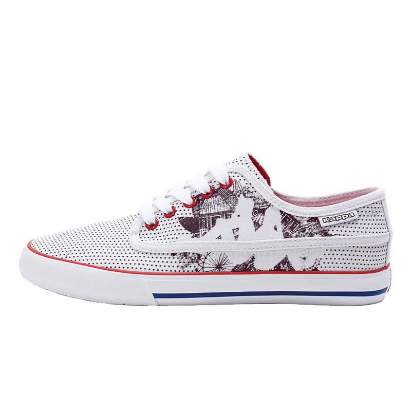 kappa背靠背 多色 女硫化鞋 k0245vs07 红/白 37