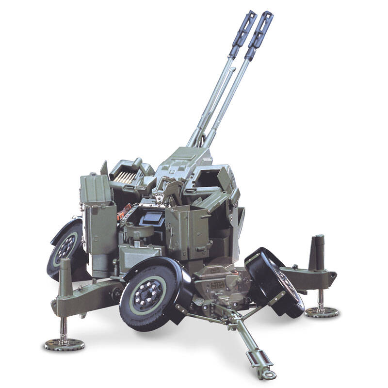 双35高射炮模型 高仿真金属军事模型 收藏级军事礼品