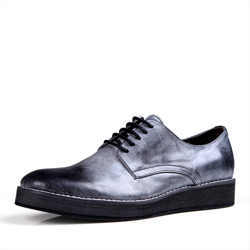 ing安德鲁 新品上市 时尚潮流真皮日常休闲男鞋子男鞋f1299 黑色 42