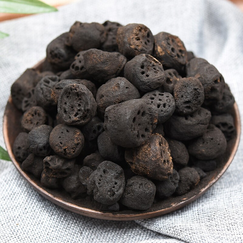 康美中药藕节炭天诚中药材饮片康美中药500g袋装