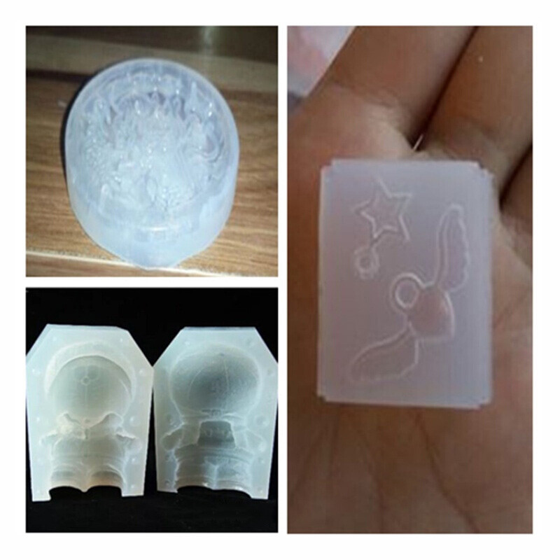 ab胶翻模硅胶半透明硅胶自制模具材料diy滴胶模具材料翻模积木30块