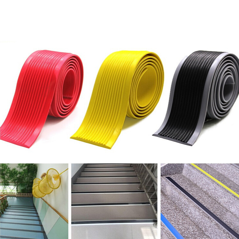 楼梯收边角线室内外台阶pvc防滑条自粘贴楼梯踏步级斜坡道托育幼儿园