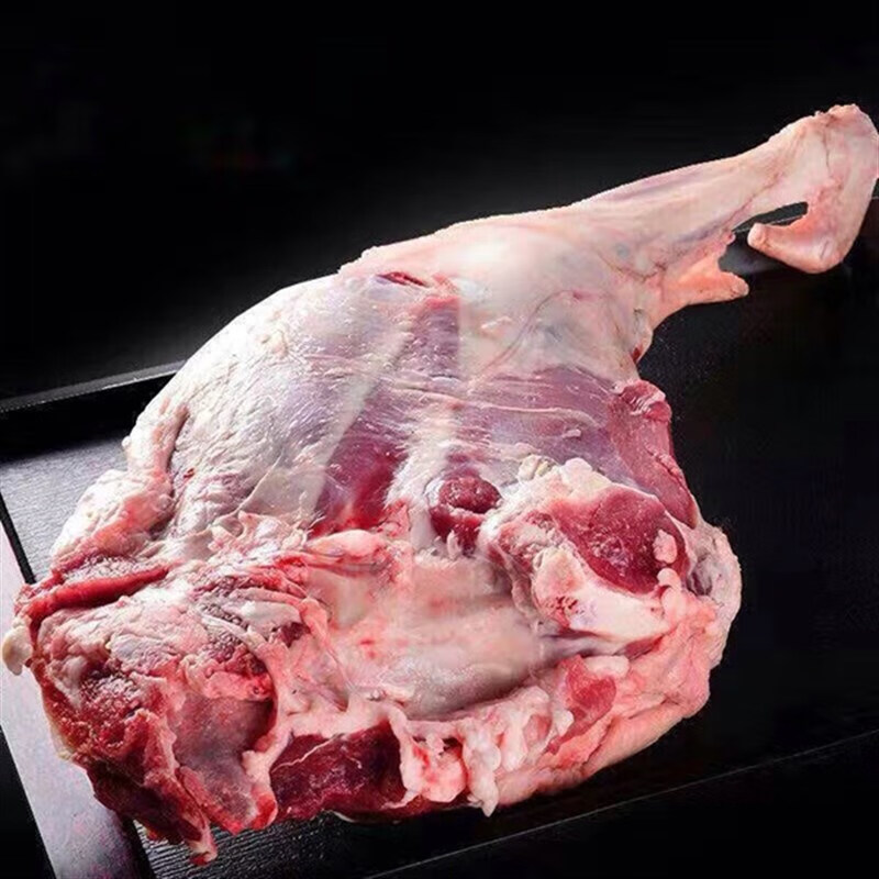 十里馋 羊后腿肉 羊肉 新鲜冷冻生羊后腿5斤羊腿生鲜 5斤(优品)【图片