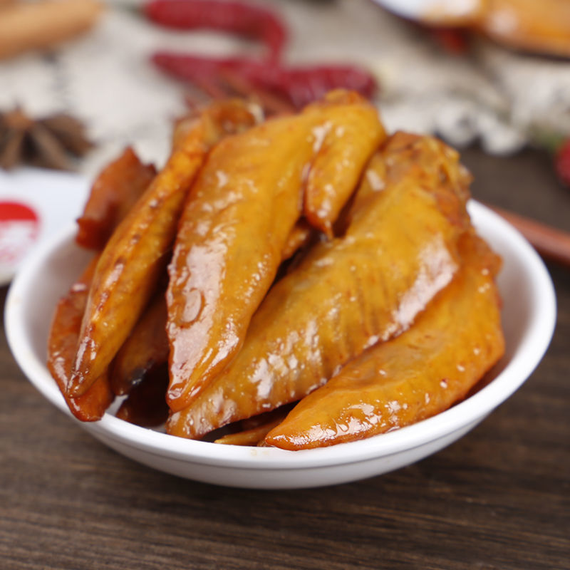 【618抢先购】上海可发 乡下香多味翅尖鸡尖五香微辣香辣卤味即食熟食