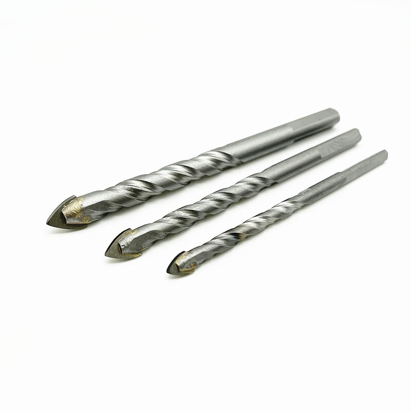 美固钉 塑料膨胀螺丝专用钻头 麻花钻 三角钻头 冲击钻头电锤用 圆柄