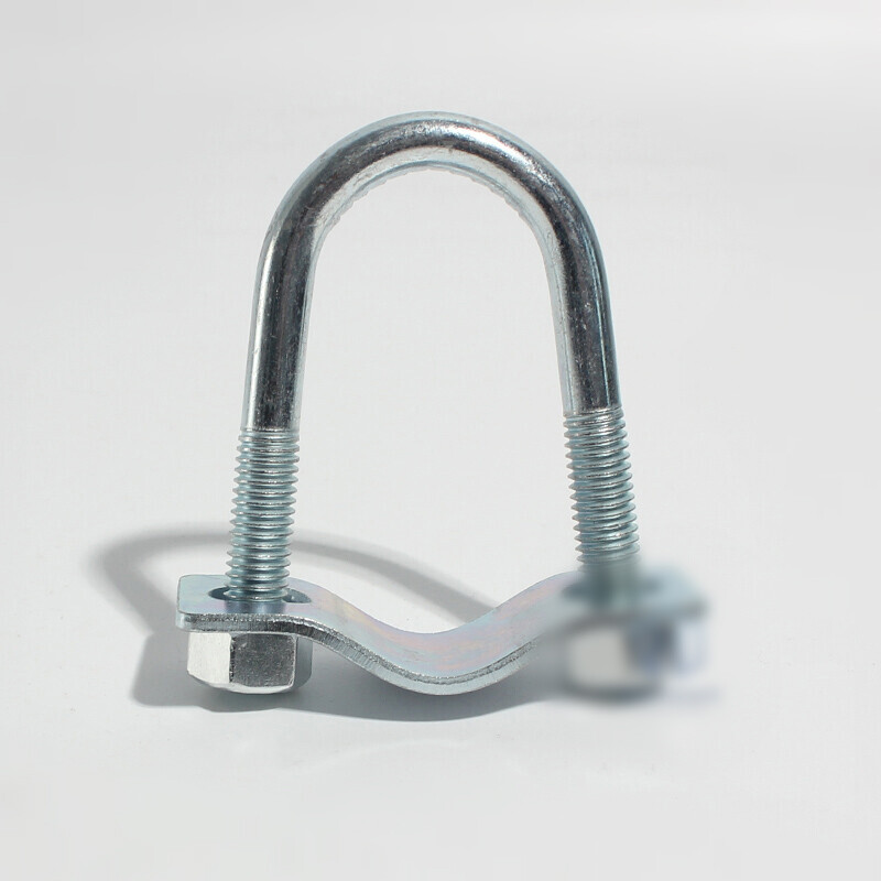 十字管卡双u型卡扣一字管卡镀锌扣件钢管连接件脚手架固定卡箍 十字卡