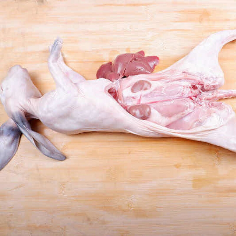 棠鲜生新鲜带皮兔子肉烫皮兔活兔现杀带皮兔子肉整只255斤带皮兔肉3斤