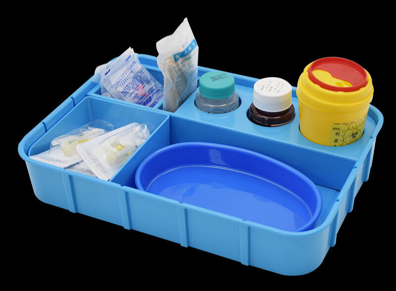 裳淇七宝阁无菌治疗盘医院用台面收纳盒消毒换药盘托盘输液物品发药盒