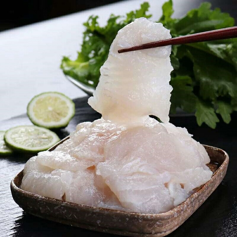 巴沙鱼片免浆鱼片20斤10包酒店半成品腌制生鱼片巴沙鱼片