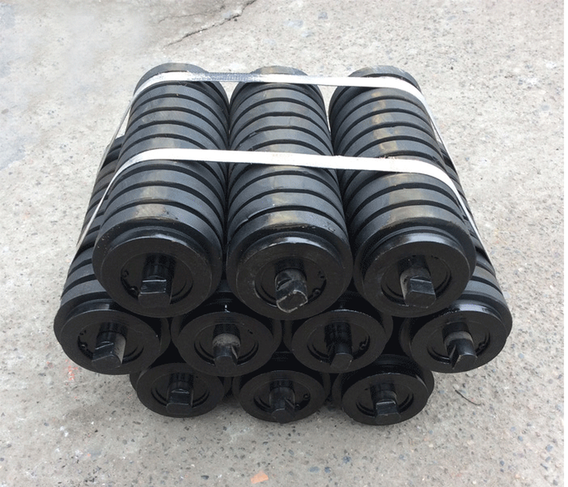 幻彩新托辊 输送机滚筒托轮 槽型托辊 橡胶辊缓冲辊 输送带拖轮皮带挡