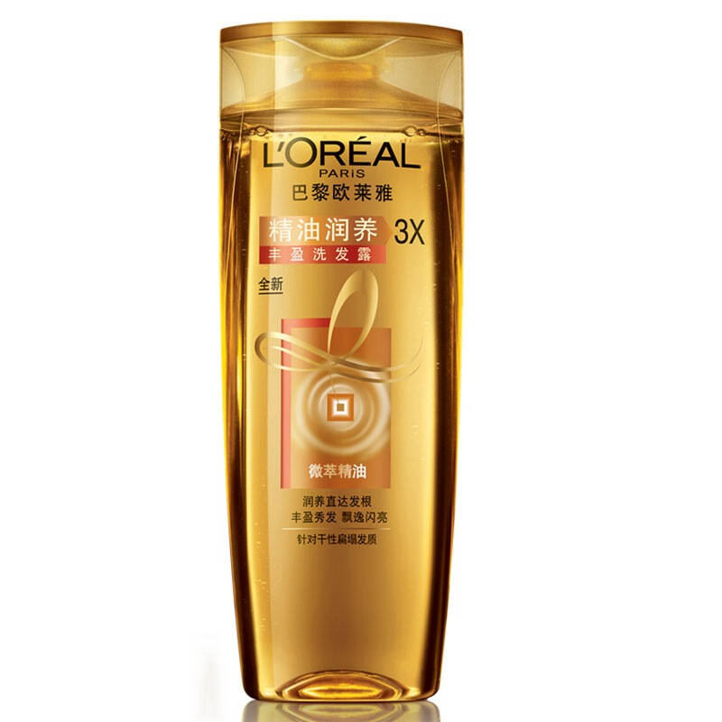 欧莱雅(loreal) 精油润养丰盈洗发露 200ml 自营