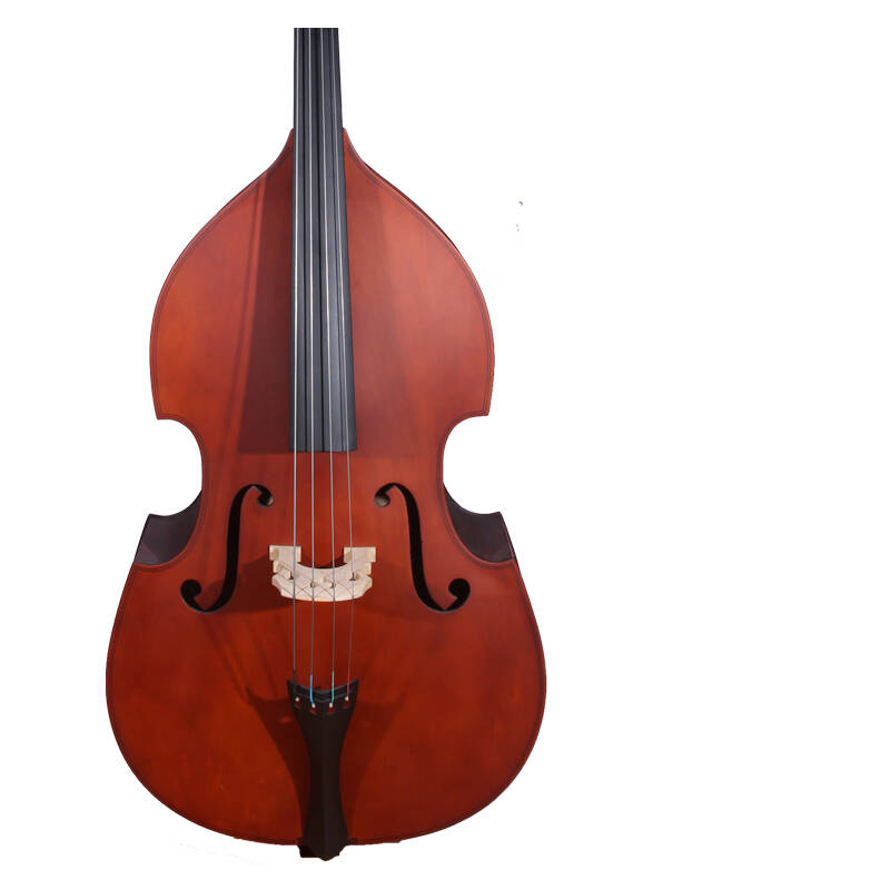 凤灵flb1111-f虎纹初学考级乐器夹板大贝司/低音大提琴/倍大提琴 4/4