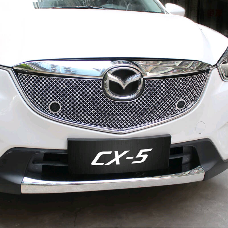 凡响 马自达cx5蜂窝金属中网 cx5改装配件 加装金属进气格栅网 不锈